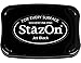 Tsukineko SZ000031 Full-Size StazOn Multi-Surface Inkpad, Jet Black