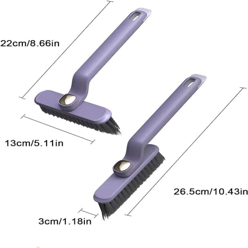 Image of Multi-Function Bathroom Cleaning Rotating Brush Set, 360 Rotating Scrubber, Powerful Tile & Floor Cleaning Brush, Toilet Sink Tub Scrubber, Ergonomic Handle,Home Cleaning Tool
