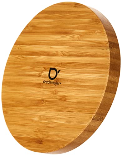 Bredemeijer runder brauner Untersetzer aus Holz Ø 18 cm für Teekannen – Ansicht 4