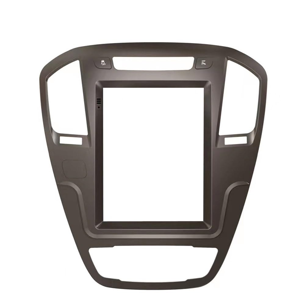 Autoradio Mascherina Telaio Adattatore nero Cornice for lettore DVD con fascia for autoradio da 9,7 pollici/adatta for Opel Insignia Buick Regal 2008-2013 lettore Mp5 Gps elaio audio per auto(Brown-Fr