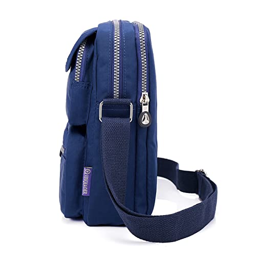 KARRESLY Women Crossbody Bag Shoulder Handbags Small Nylon Purse Waterproof Multi Pockets Bags2