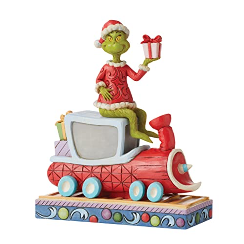 Enesco Jim Shore Grinch On Train Figurine Figurine, Multicolor,red, 8.1 Inches - Image 2