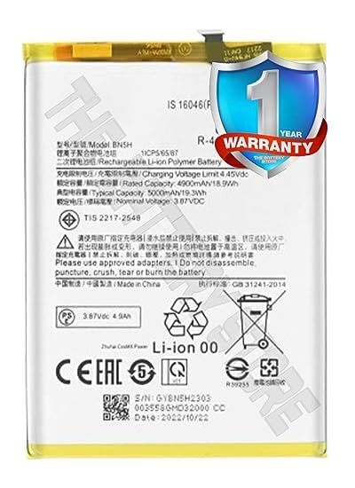Image of THE BATTERY STORE Original BN5H Battery for Redmi Note 11E / Poco M4 5G (5000mAh) Battery with 1 Year Warranty***(DD279)