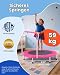 VEVOR Kindertrampolin Outdoor-Trampolin 91,44 cm faltbares Trampolin mit Griff, Rebounder-Trampolin Gartentrampolin für Kleinkinder, Geburtstagsgeschenk für Kinder ab 3 Jahren 100 kg belastbar Rosa
