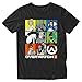 Overwatch Characters Mens and Womens Short Sleeve T-Shirt (Black, XX-Large)