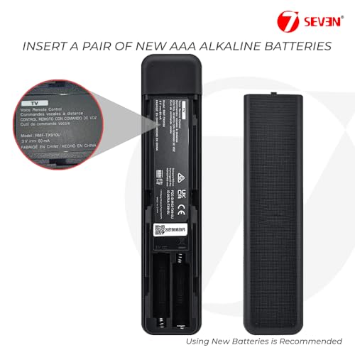 Image of 7SEVEN Compatible Sony TV Remote RMF-TX910U Model with Voice Command Suitable for Bravia XR Master Series OLED 4K Ultra HD Smart Google Television XR-65A95L XR-55A95L XR-75X90L XR-85X90L XR-98X90L