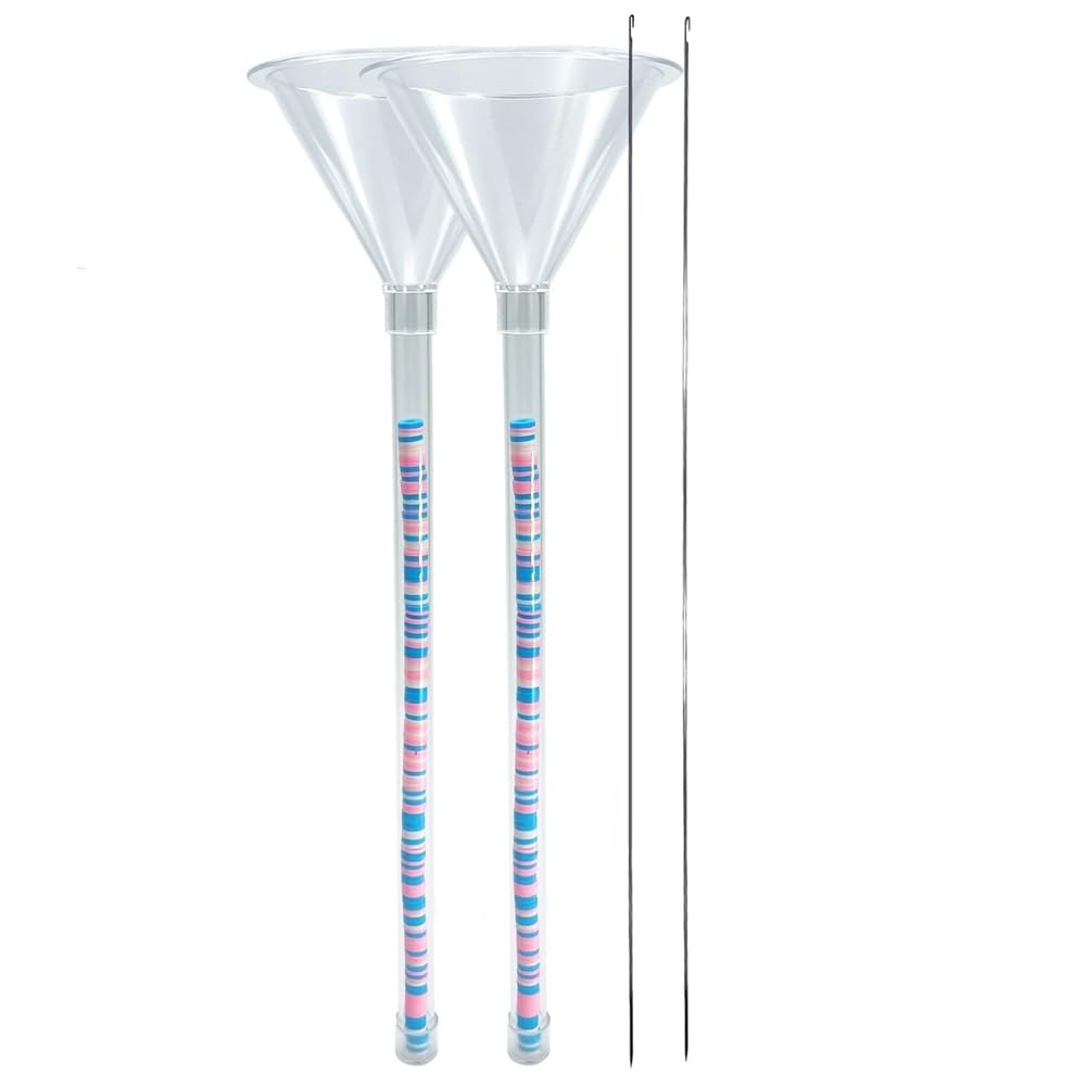 Vjsujehgy Beading Funnel for Clay Beads Bracelet Making Kit Beading Funnel Needles Versatile Beads Jewelry Making Supplies