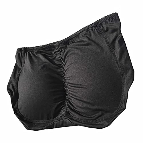 Bmlen Silicone Butt Pads Fake Buttock Butt Lifter Enhancer Shaper Panties Underwear（L,Black ） #TOP2