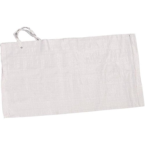 UpNorth Sand Bags - Empty White Woven Polypropylene Sandbags w/Ties, w/UV Protection; size: 14" x 26", Qty of 150 - Thumbnail 3