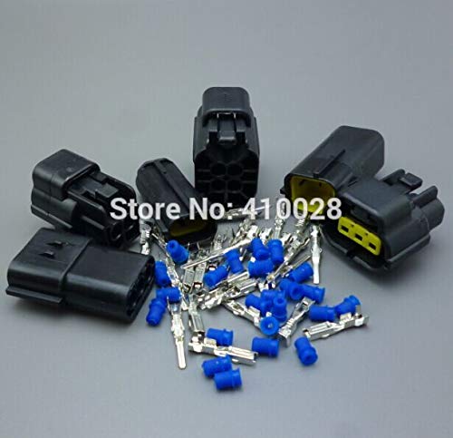 15sets =5sets 2/3/4 Pin Way Waterproof Wire Waterproof Connector Plug Car Auto Sealed Electrical Set Car Truck Connectors - Cables, Adapters & Sockets -