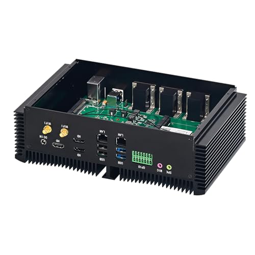 IPC barebone Intel i7 10750H avec 6 ports COM et double LAN pour Linux