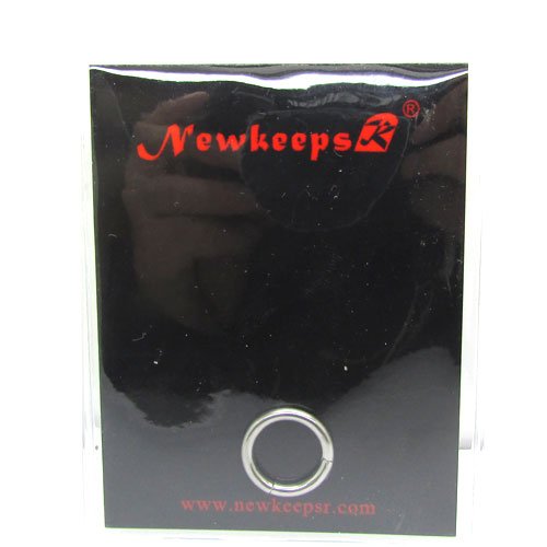 NewkeepsR 12G 14mm Large Gauge 316L Surgical Steel Septum Hinged Clicker Segment Orbital Conch Rings