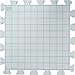 Boye Interlocking Needlepoint, Knitting, and Crochet Blocking Boards, 12'' W x 12'' L, White, 4 Pc