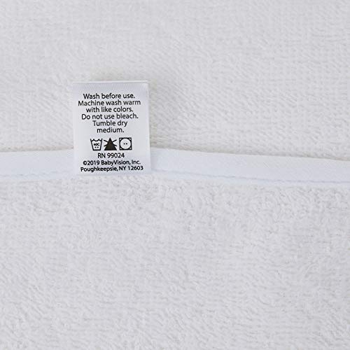 Image of Hudson Baby Unisex Baby Cotton Animal Face Hooded Towel, Multicolor Unicorn, One Size