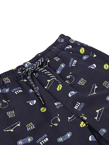 Image of Jockey CB03 Boys Super Combed Cotton French Terry Printed Shorts with Turn Up Hem Styling (Colors & Prints May Vary)