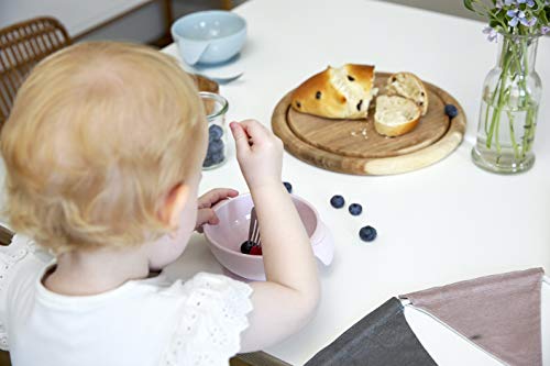 LÄSSIG Bol en Silicone Menthe idéal pour la diversification - 6