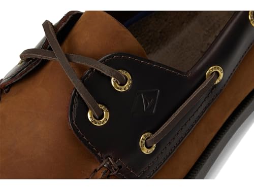 Image of Sperry Men's Authentic Original 2-Eye Leather Boat Shoe, BUC Brown, 13