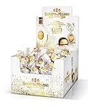 pralina extra fondente 50% con ripieno morbido all' oro di mazzetti - liquore dolce alla grappa con scaglie oro 23 carati-senza glutine (1 kg)