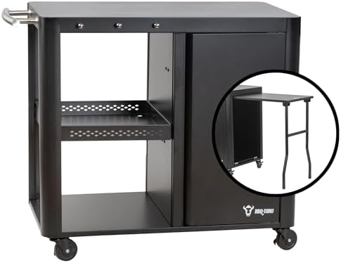 BBQ-Toro Barbecue Table with Large Working Surface 95 x 50 x 80 c...