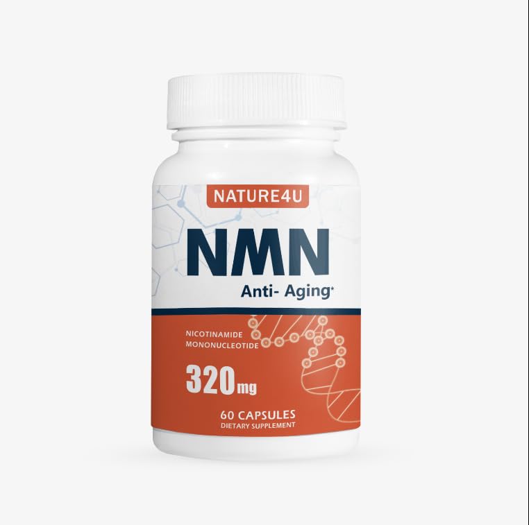 NMN (Nicotinamide Mononucleotide) 320mg, NAD+ Alternative Supplement for Anti Aging, 60 Capsules | Supports Cellular Energy, Muscle & Wellness