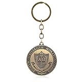 ArtkticaSupply Call of Cthulhu movie/game/series inspired - Cthulhu Mythos Hastur Miskatonic University Sign Keychain/key-ring Accessory for keys, bag, zip tie, wallet. Call of Cthulhu Keychain/Key-ring/Key Accessory