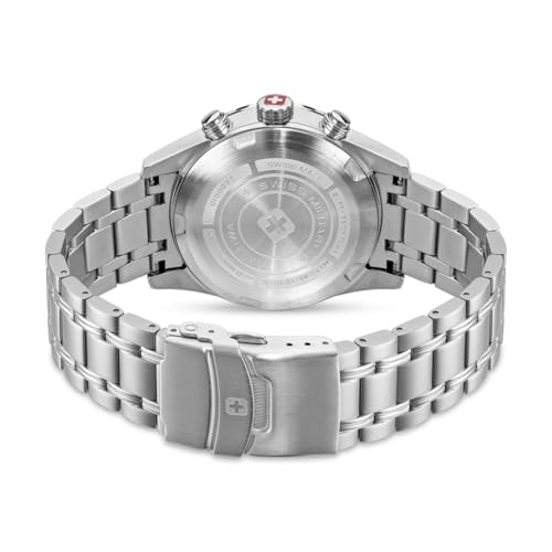Image of Swiss Military Hanowa SMWGI0003104 - Swiss Made Round Blue Chronograph - Watch for Men