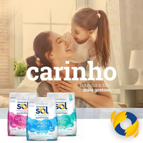 Girando Sol Amaciante Concentrado Coco E Baunilha 1L Amaciante De Roupas Concentrado Branco Nutre E