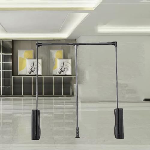 Tringle de penderie rétractable robuste et extensible pour dressing