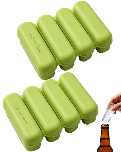 Moldes de hielo cilíndricos pequeños pack x2 en silicona miniatura 1