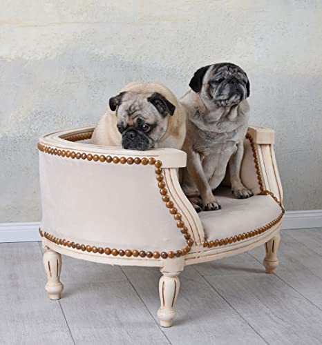 Hundesofa Katzensofa Liege Hunde Katze Bank Hundebett Katzenbett Couch Barock cat700d18 Palazzo Exklusiv