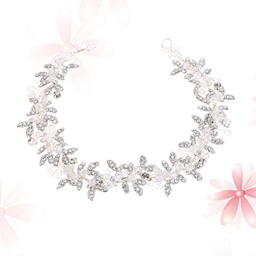 Lurrose - Cerchietto per capelli da sposa con