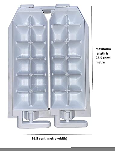 Image of Twister Ice Tray Compatible with Whirlpool Refrigerator Twist Release ice Cubes Tray Fridge Door Shelf