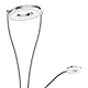 RL LIVE YOUR LIGHT Reality Leuchten LED Stehleuchte Rennes R424212107, inkl. 18 Watt + 4 Watt LED, Dimmer R42412107 Fluter Nickel Matt