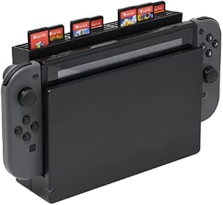 FYOUNG Game Storage Card Holder Case Compatible with Nintendo Switch, 28 Card Slots Display Switch Cartridge Case Clip
