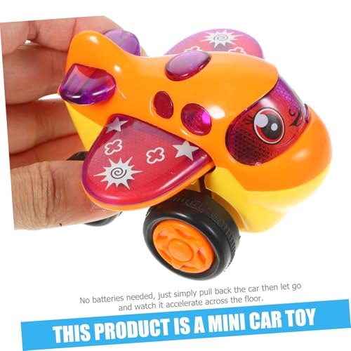 POPETPOP 4 Piezas Juguetes de Coches de Fricción para Portátiles Resistentes y Divertidos Accesorios Compactos para Familiar y Regalo Seguro Color Aleatorio Color Aleatorio
