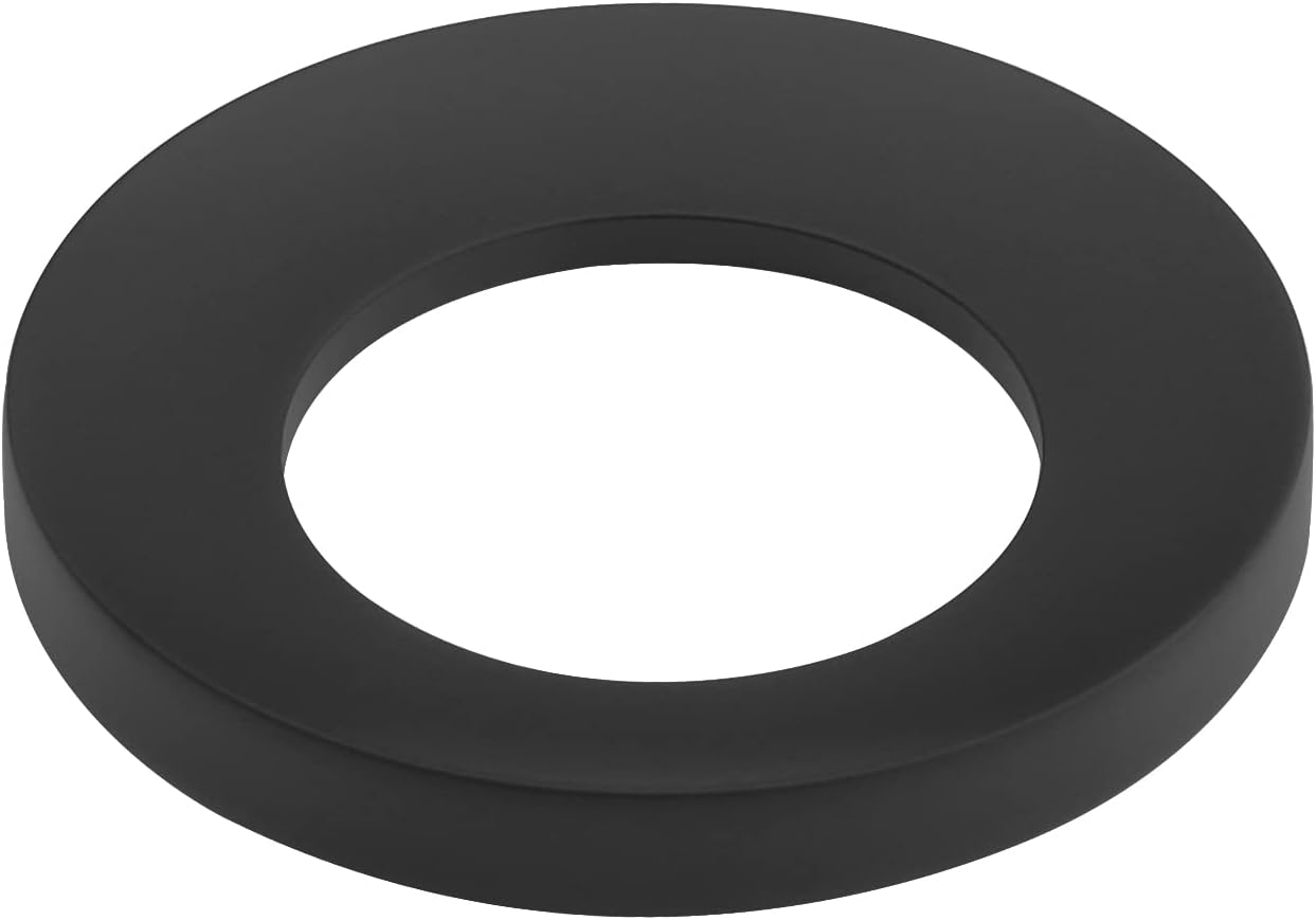 Bathroom Vessel Sink Mounting Ring Matte Black Solid Brass Bathroom