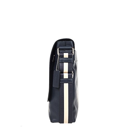 Coach Small Messenger In Sport Calf Leather (Coach F72362) Midnight #TOP2