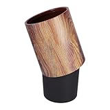 Aspect bois : l'extérieur imitation bois s'intègre harmonieusement à différents intérieurs. petite poubelle de salle de bain, accessoires de bureau
