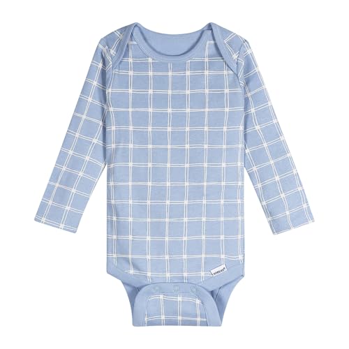 Image of Onesies Brand Unisex Baby 6-Pack Long Sleeve Bodysuits - Breathable Cotton One-Piece Outfits for Newborns & Infants
