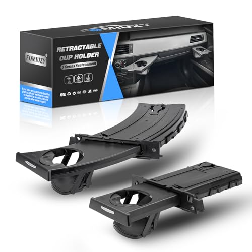 WEILEITE Replacement Cup Holder Compatible with BMW 3 Series E90 E92 328i E93 E91 335i 330i 325i 325xi 328xi 323i 330xi 335xi 335is 335d 2006-2013 Replace 51459173463 51459173469