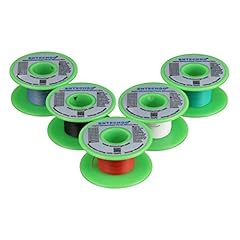 30 gauge Silicone wire red black white blue green