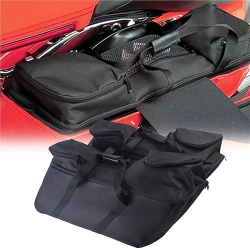Sacoche de selle souple noire pour bagage moto Harley Touring Pack FLTR