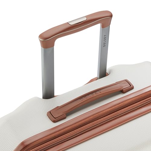 Image of DELSEY PARIS Paulette 69.5 cms Medium Check-in ABS /Polycarbonate Hard Sided 8 Wheels and Expandable Spinner Suitcase /Trolley Bag for Travel with TSA Lock- Angora