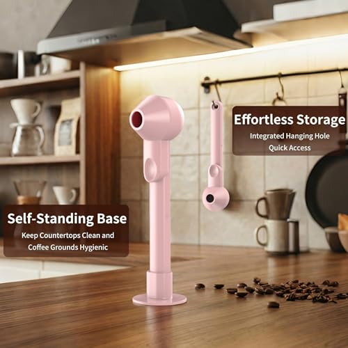 Image of 2 Pcs Coffee Scoop with Funnel for Reusable K Cup, 2 TBSP Measuring Spoon | Mess-Free Funnel Design, Sliding Leveler for Precise 2 TBSP, Long Handle for Ground Coffee, Protein Powder & Tea