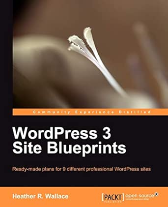 WordPress 3 Site Blueprints book cover