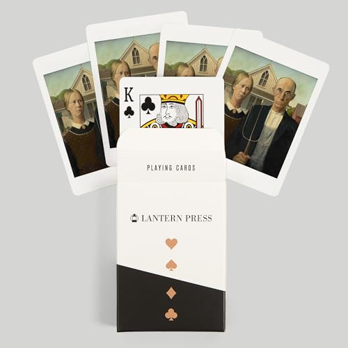 Baraja American Gothic 52 cartas tamaño póker miniatura 6