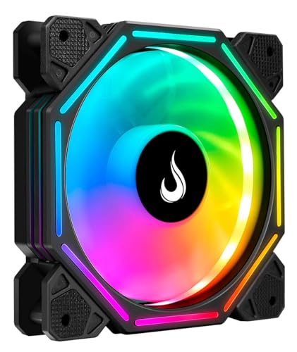Fan Gamer | Rise Mode | Hex Tornado Pwm Preta 120mm | Argb