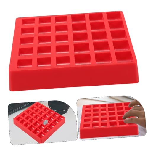 Caja organizadora de monedas roja Lurrose 2pcs miniatura 4