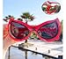 Rawan Fresh Red Web-Themed Sunglasses – Fun Superhero-Style UV Protection Glasses for Kids, Teens & Adults – Cool Costume Accessory for Dress-Up & Parties