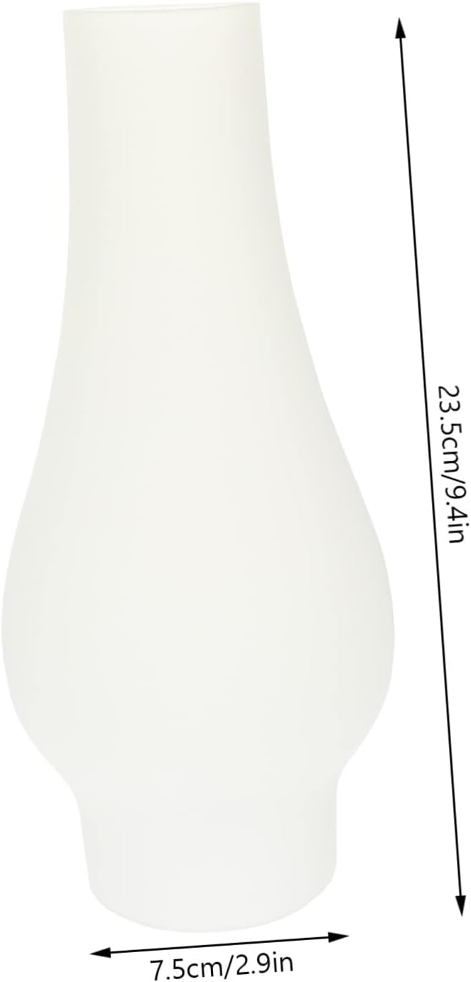 Matte Oil Lamp Shade Retro Kerosene Lamp Chimney Premium Glass Cover for Enhanced Candlelight Protection Long-lasting and Design for Indoor Outdoor Use